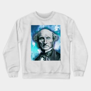 John Stuart Mill Portrait | John Stuart Mill Artwork 5 Crewneck Sweatshirt